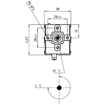 AFRISO Temperatur-Regelthermostat TRT TR2/711 EU 0/90C 1000mm BEF 74240 74250 74260