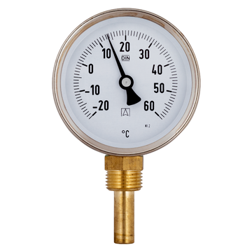 Bimetall-Anlegethermometer 0-120°C Gehäuse 63 mm