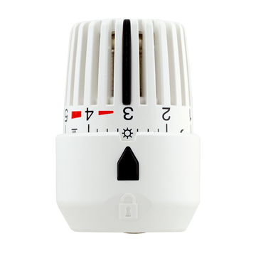 AFRISO Thermostat-Regelkopf 323 B ohne 0-Stellung weiß/schwarz M30x1,5 VOR 95770