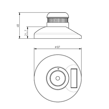 AFRISO Funk-Rauchwarnmelder ASD 10 TEC 73600 73620