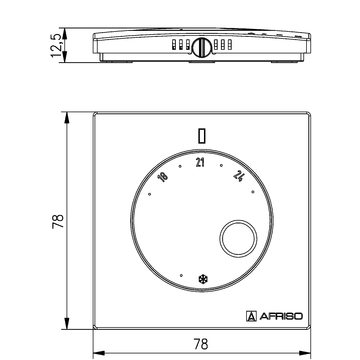 AFRISO Raumfühler Draht R D BEF 76310