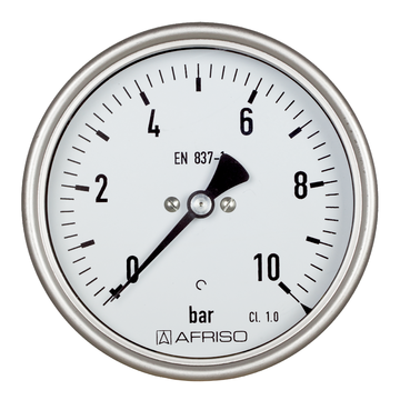 Afriso Bourdon tube pressure gauges for industrial applications Type D4