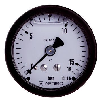 Afriso Rohrfeder-Glyzerinmanometer Typ D6