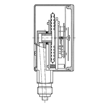 Afriso Kapselfeder-Chemiemanometer Typ D4