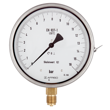 Afriso Precision Bourdon tube pressure gauges Type D4 - class 0.6