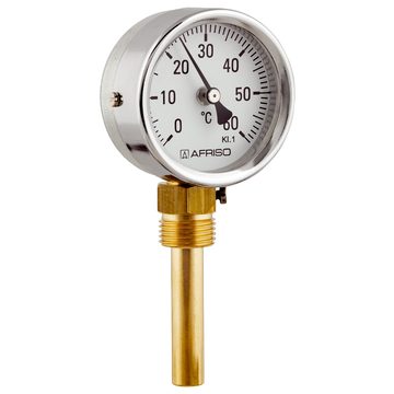 Anlegethermometer AFRISO Metallausführung Ø 63mm / bis