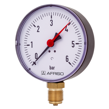 AFRISO Rohrfedermanometer RF 100 -1/0bar G1/2B radial Kl.2,5 SAR 16000 16010 16020 16030 16040 16050 16060 16070 16080