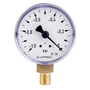 AFRISO Manometer für Pumpenprüfset RF50 PPS D101 -1/0bar G1/8B rad VOR 16170 16180 object_image_58044imagemain_de