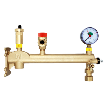 Afriso Connection assembly for expansion vessel GAK - Brass