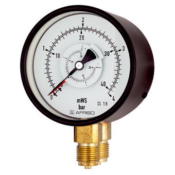 AFRISO Rohrfeder-Differenzdruckmanometer RF100Dif 0/0,6bar G1/2B radial Kl.1,6 D201 SAR 61500 61510 61520 61530 61540 61550 61560 61570 61580 61590 61600