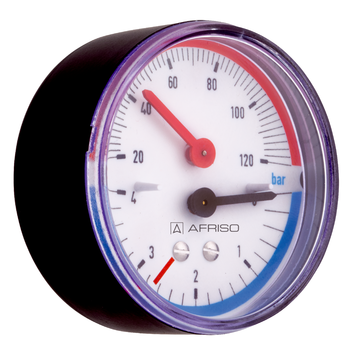 Combined thermometer/pressure gauge TM - AFRISO - AFRISO