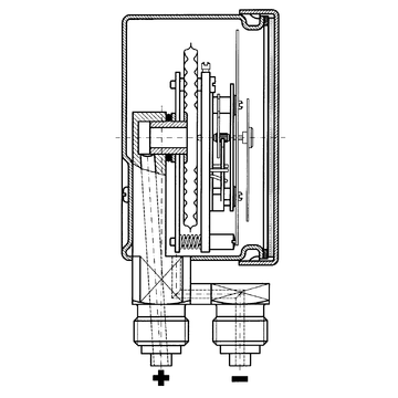 Afriso Kapselfeder-Standardmanometer für Differenzdruck Typ D9