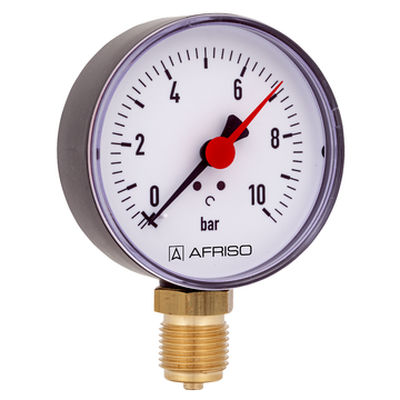 AFRISO Rohrfedermanometer RF 80 -1/0bar G1/2B radial Kl.2,5 SAL 15890 15900 15910 15920 15930 15940 15950 15960 15970