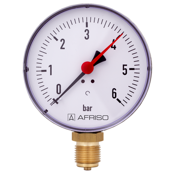 AFRISO Rohrfedermanometer RF 100 -1/0bar G1/2B radial Kl.2,5 VOR 16050 16060 16070 16080 16090 16100 16110 16120 16130