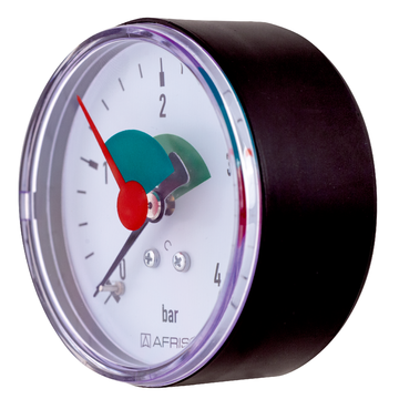 Manometer Federdruckmesser für Heizung/Sanitär, Radial, verschiedene  Ausführungen : : Gewerbe, Industrie & Wissenschaft