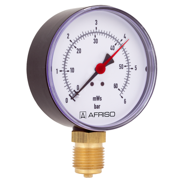 Afriso Hydrometers HY for heating/plumbing