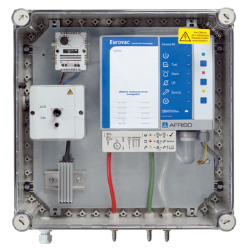AFRISO Vakuum-Leckanzeiger Eurovac NV im Schutzgehäuse (IP 65) mit Heizung VOR 75150