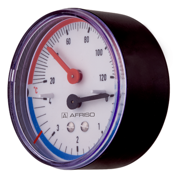 Afriso Combined thermometer/pressure gauge TM