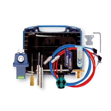 Afriso CAPBs® set for hydraulic balancing at radiator valves
