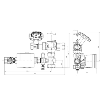 AFRISO Warmwasserzirkulationssystem WZS 75 BEF 111510