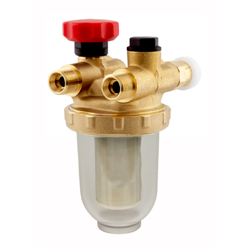 AFRISO Einstrangfilter R 500 St Stahlsieb 100 my, G3/8 IG - 2x G3/8 AG SAR 99130