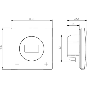 AFRISO Raumthermostat RT 01 D-230 BEF 73680