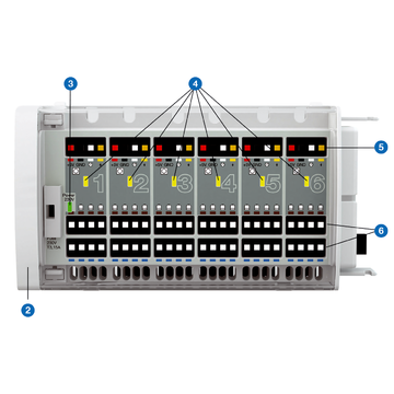 AFRISO Reglermodul Draht RM D6 für 6 Regelkreise VOR 8480