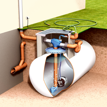 AFRISO Öltank-Umrüstset III für Regenwassernutzung im Garten ANW 103900