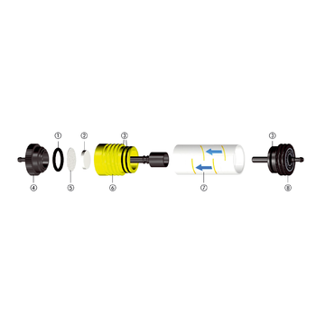 Filtre à fioul monotube et anti retour type R500 Afriso