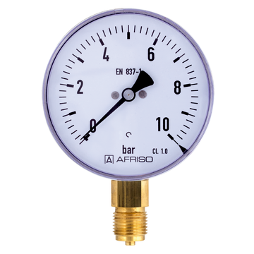 Afriso Bourdon tube pressure gauges for industrial applications Type D3