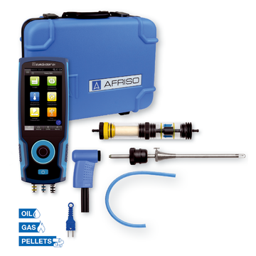 AFRISO Flue gas analyser EUROLYZER® S1 set Pro