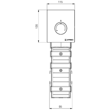 AFRISO Einzelraumregelung RTL-Box 324 Vario BEF 75020
