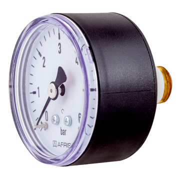 Afriso Bourdon tube pressure gauge RF for heating/plumbing