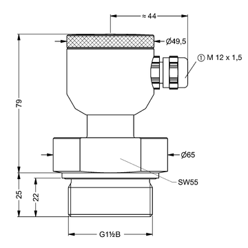 Afriso Druckmessumformer HydroFox® DMU 07 für Füllstandmessung