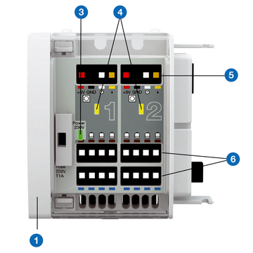 AFRISO Reglermodul Draht RM D2 für 2 Regelkreise VOR 8470