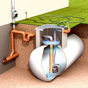 AFRISO Öltank-Umrüstset II für Regenwassernutzung im Garten ANW 103890