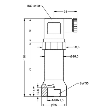 Afriso Pressure transducers DMU 03 Industrial version
