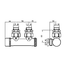 AFRISO Kombiblock 456-DP Eck  DN15 G1/2 AG BEF 95610