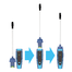Afriso CAPBs® set for hydraulic balancing at radiator valves