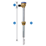 AFRISO Grenzwertgeber GWG 23-Wa 400 gelbe Armatur, Sonde 400mm SAR 79230 79240 79250