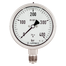 Afriso Bourdon tube pressure gauges for chemical applications Type D8 with glycerine filling