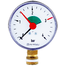 Afriso Bourdon tube pressure gauge HZ for heating/plumbing