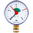 AFRISO Heizungsmanometer HZ 63 0/4bar G3/8B mit PTFE-Dichtring radial Kl.2,5 VOR 15530