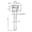 AFRISO Tauchhülse 1/2 7x8mm L: 50mm BEF 99190 99200 99210 99220 99230 99250 99260 99270 99280