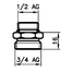 AFRISO Kombiblock VarioQ-Kombi S Eck DN15 G1/2 AG BEF 92780 92790 92810 92820