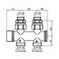 AFRISO Kombiblock 456-DP Durchgang  DN15 G1/2 AG BEF 95600