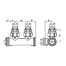 AFRISO Thermostat-Kombiblock Vario THK M Eck DN15 G1/2 AG BEF 95450
