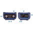 AFRISO Abgasmessgerät BLUELYZER ST Set O2 CO (Differenz-)Temperatur Feinzug/Druck SD-Card-Reader Bluetooth Low Energy ANW 60