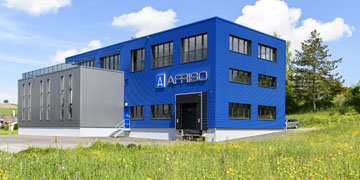 Abbildung des Schweizer Firmengebäudes