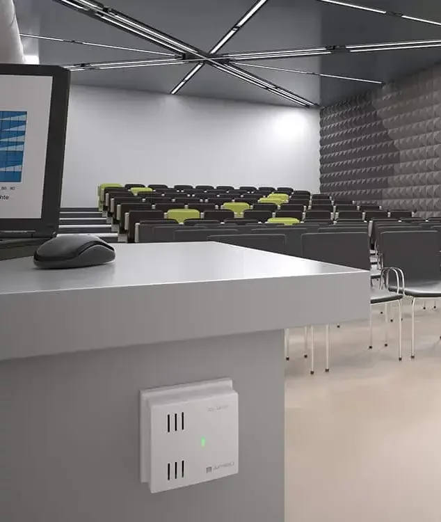 Improved concentration and well-being through CO₂ monitoring